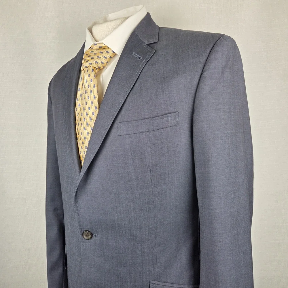 Ted Baker London Endurance Jarrett Sport Coat Slate Blue Blazer Size 42L